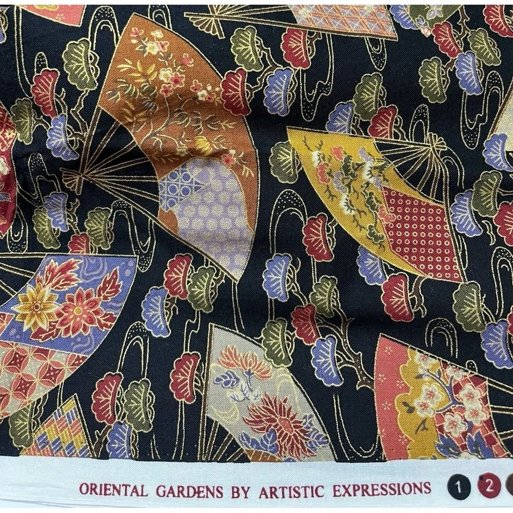 Fabric oriental gardens